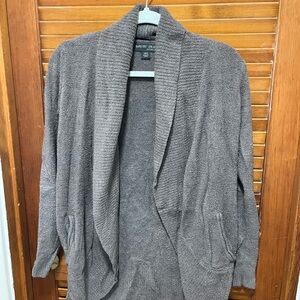 Barefoot Dreams Men's Brown Cardigan